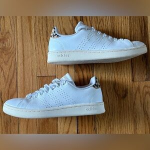 Adidas Advantage Women’s White Cheetah- FY9101